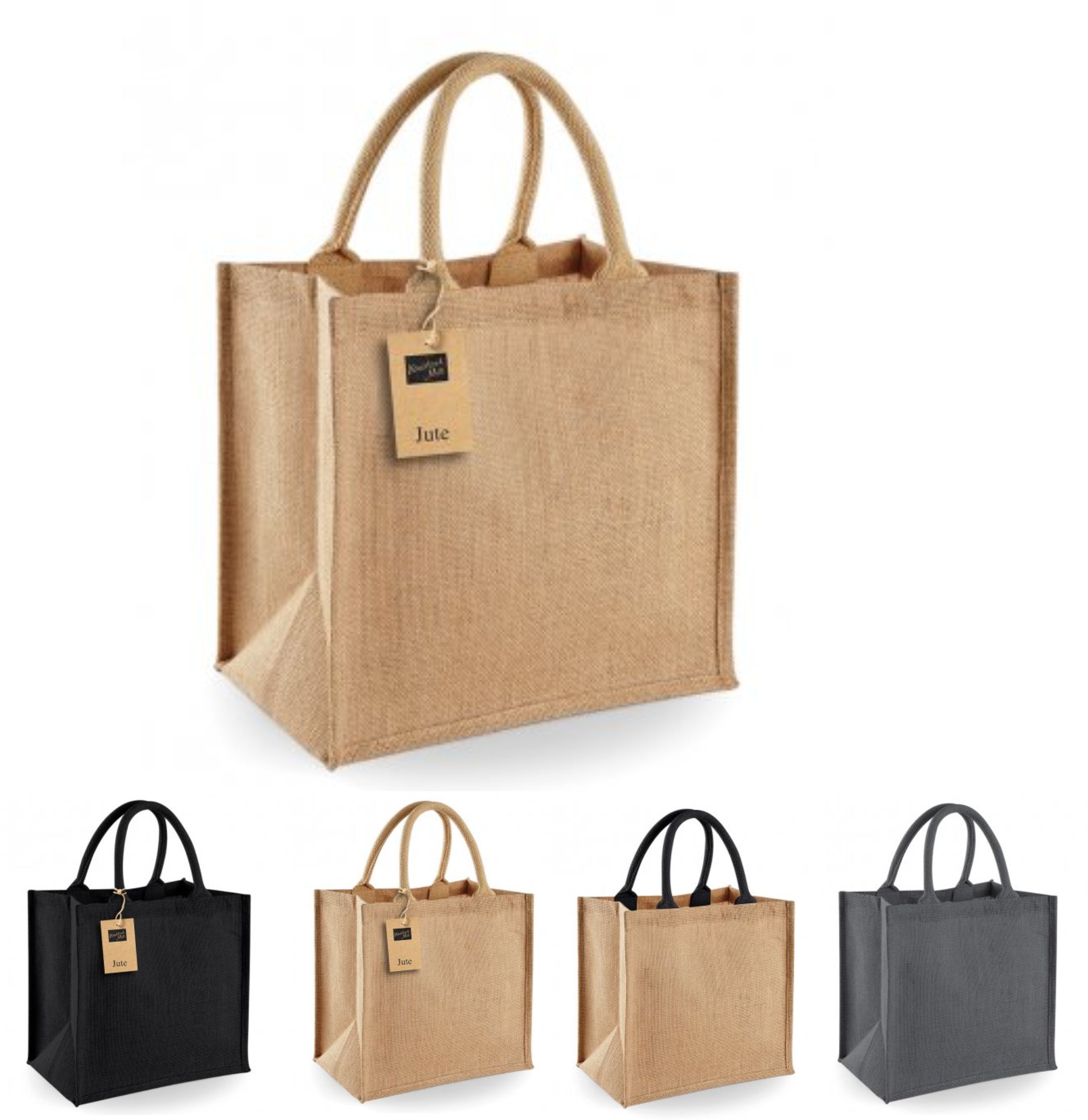 Westford Mill W413 Jute Mini Tote  Westford Mill W413 Jute Mini Tote